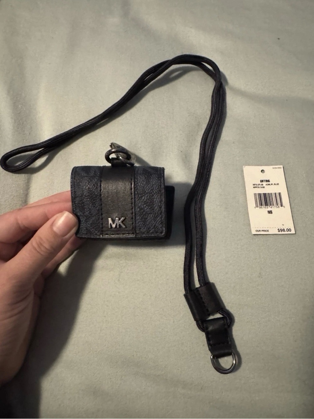 NWT Defect Michael Kors AirPods Case with Lanyard